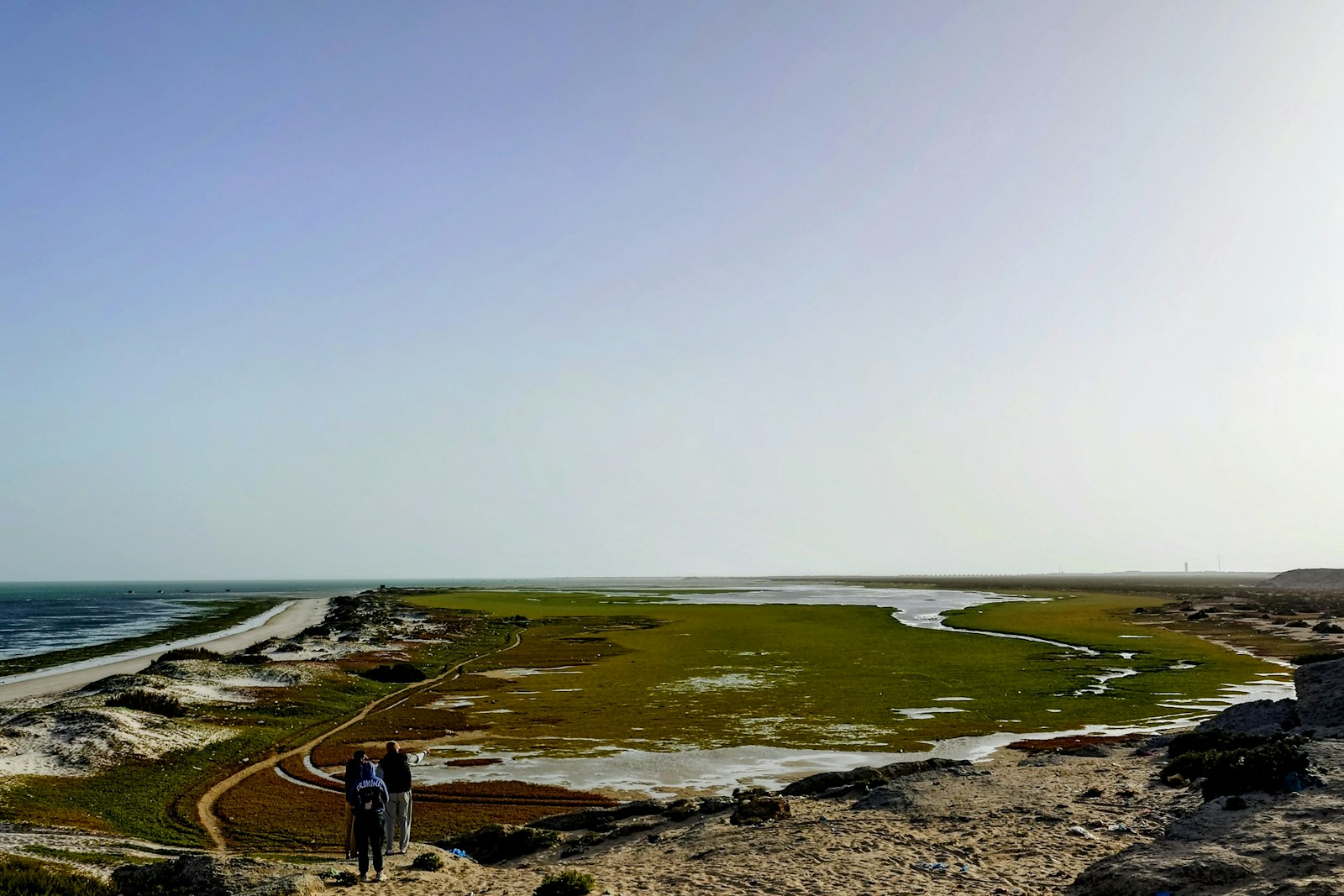 Kustpad bij Dakhla