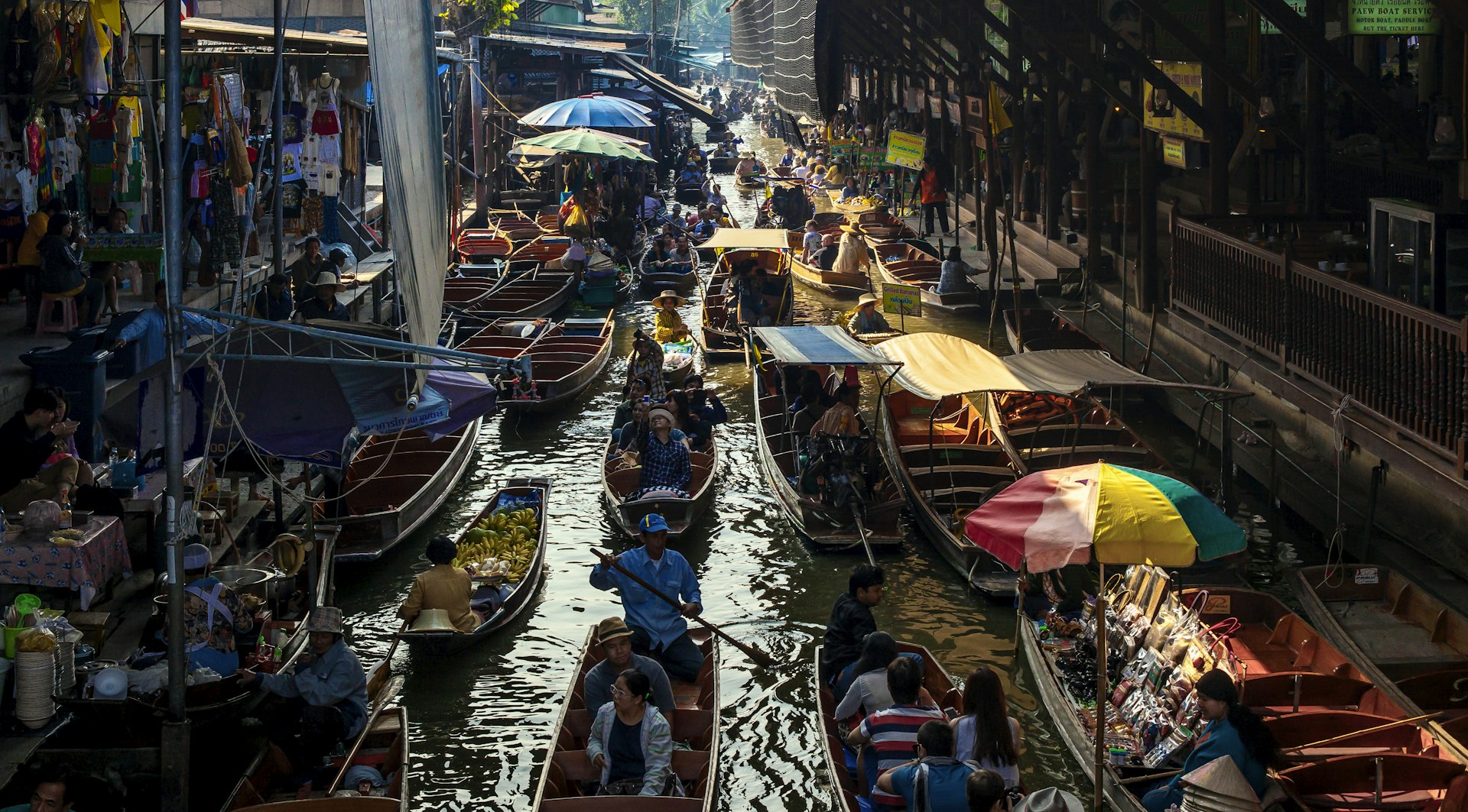Marché flottant de Damnoen Saduak